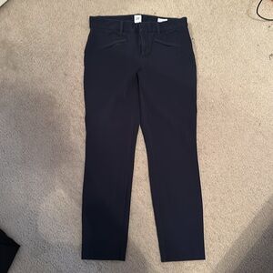 GAP Navy Signature Skinny Ankle Pants